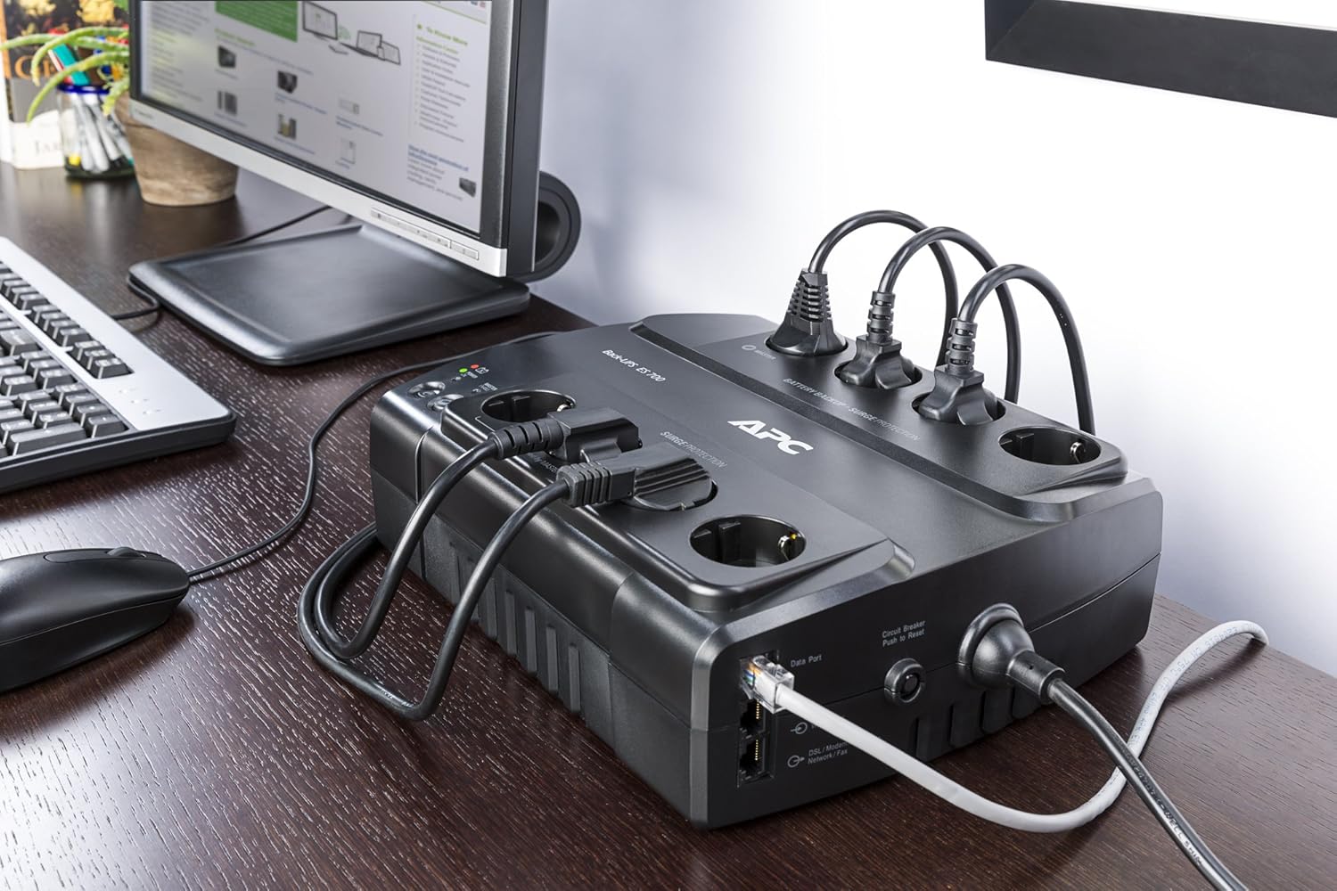 APC Back-UPS BE700G-FR - ports et connectique