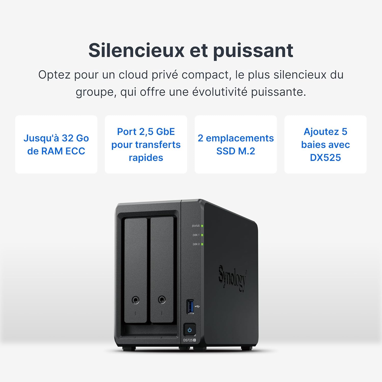 Synology DS725+ - installation