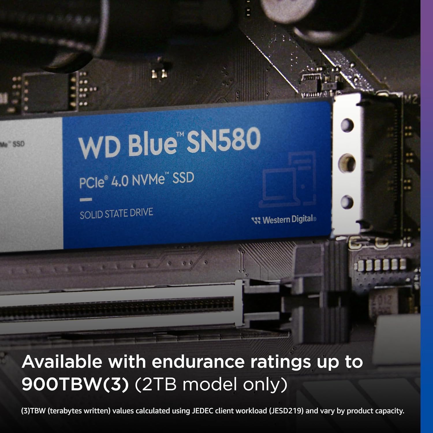 WD Blue SN580 1 To - installation